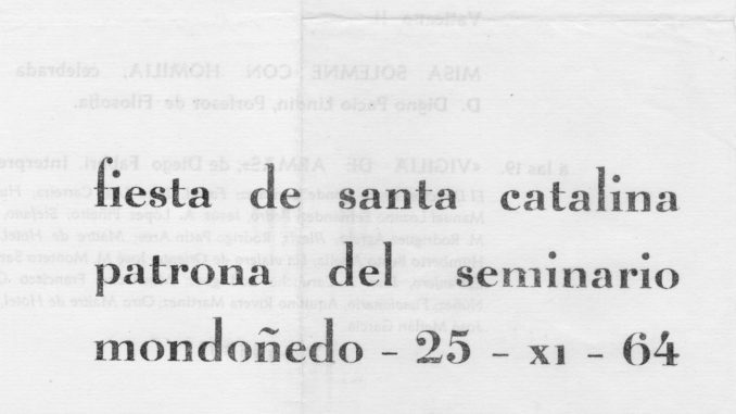 Portada del folleto-programa